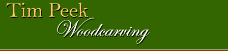 photo of Tim Peek Wood Carving website